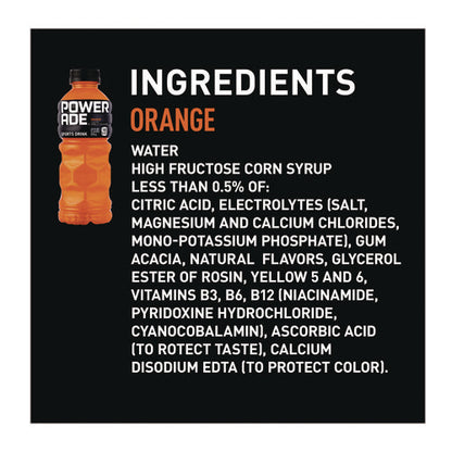 Sports Drink, Orange, 20 Oz Bottle, 24/pack