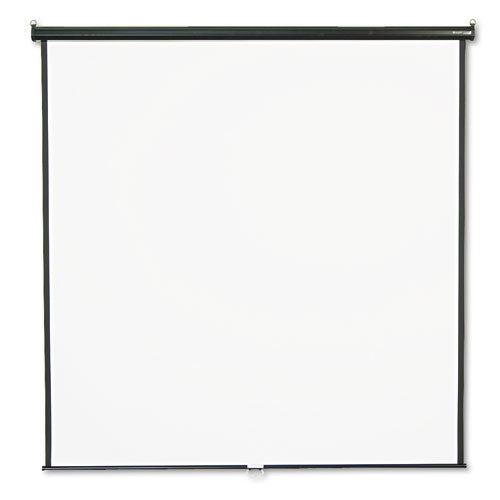 Wall Or Ceiling Projection Screen, 84 X 84, White Matte Finish