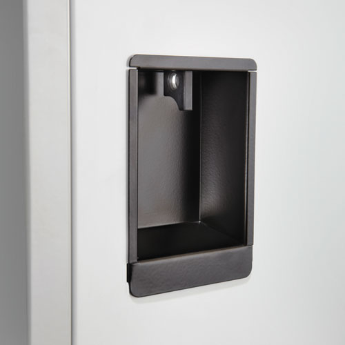 Single-tier Locker, 12w X 18d X 78h, Two-tone Gray
