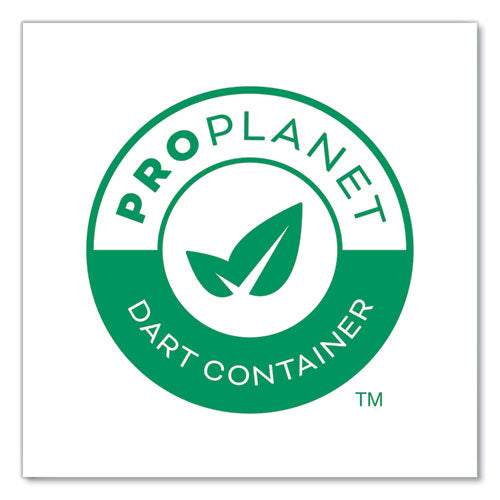Compostable Paper Hot Cups, Proplanet Seal, 10 Oz, White/green, 50/pack