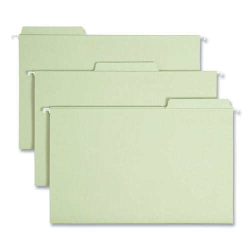 Fastab Hanging Folders, Legal Size, 1/3-cut Tabs, Moss, 20/box