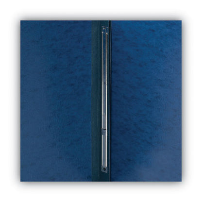 Prong Fastener Premium Pressboard Report Cover, Two-piece Prong Fastener, 3" Capacity, 8.5 X 11, Dark Blue/dark Blue
