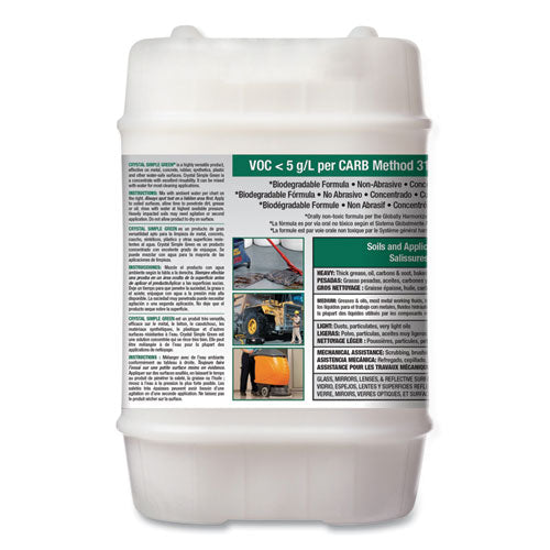 Crystal Industrial Cleaner/degreaser, 5 Gal Pail