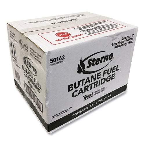 Butane Fuel Cartridge, 8 Oz