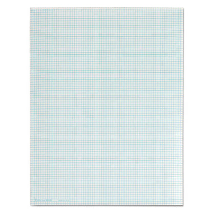 Cross Section Pads, Cross-section Quadrille Rule (8 Sq/in, 1 Sq/in), 50 White 8.5 X 11 Sheets
