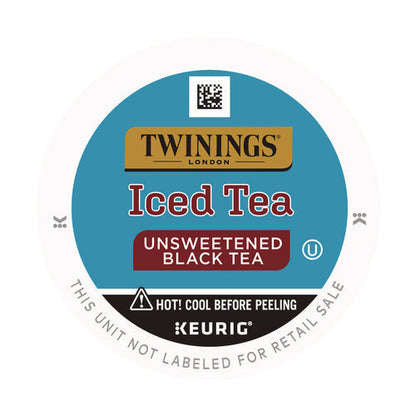 Iced Tea K-cups, Unsweetened Black, 24/box