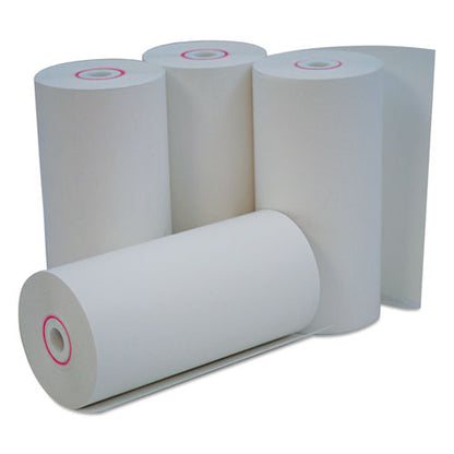 Direct Thermal Print Paper Rolls, 0.38" Core, 4.38" X 127 Ft, White, 50/carton