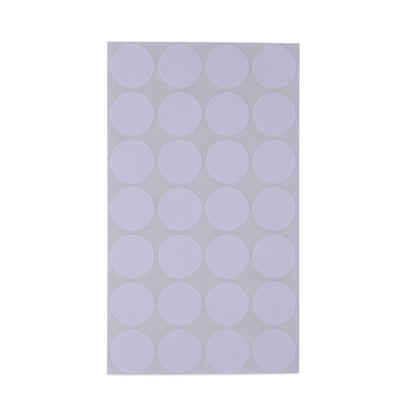 Self-adhesive Removable Color-coding Labels, 0.75" Dia, White, 28/sheet, 36 Sheets/pack