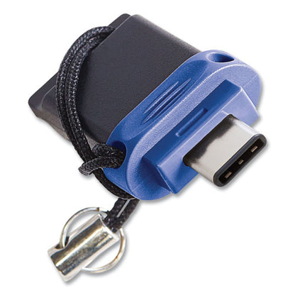 Store ‘n' Go Dual Usb 3.0 Flash Drive For Usb-c Devices, 32 Gb, Blue