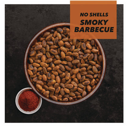 No Shells Smoky Barbecue Pistachios, 2.25 Oz Pack, 8/box