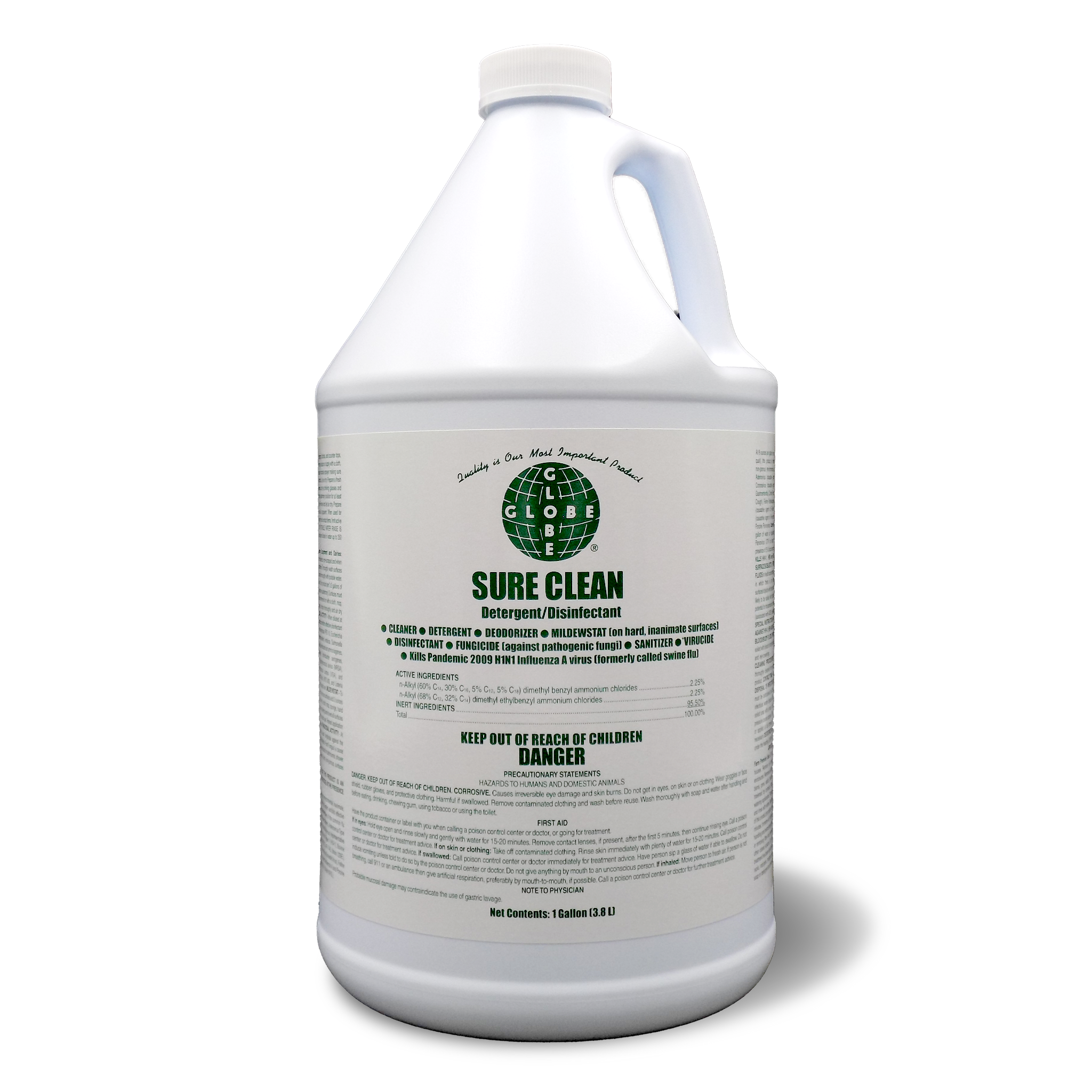 Sure Clean, Detergent/Disinfectant – Globe Chemical Company, Inc.