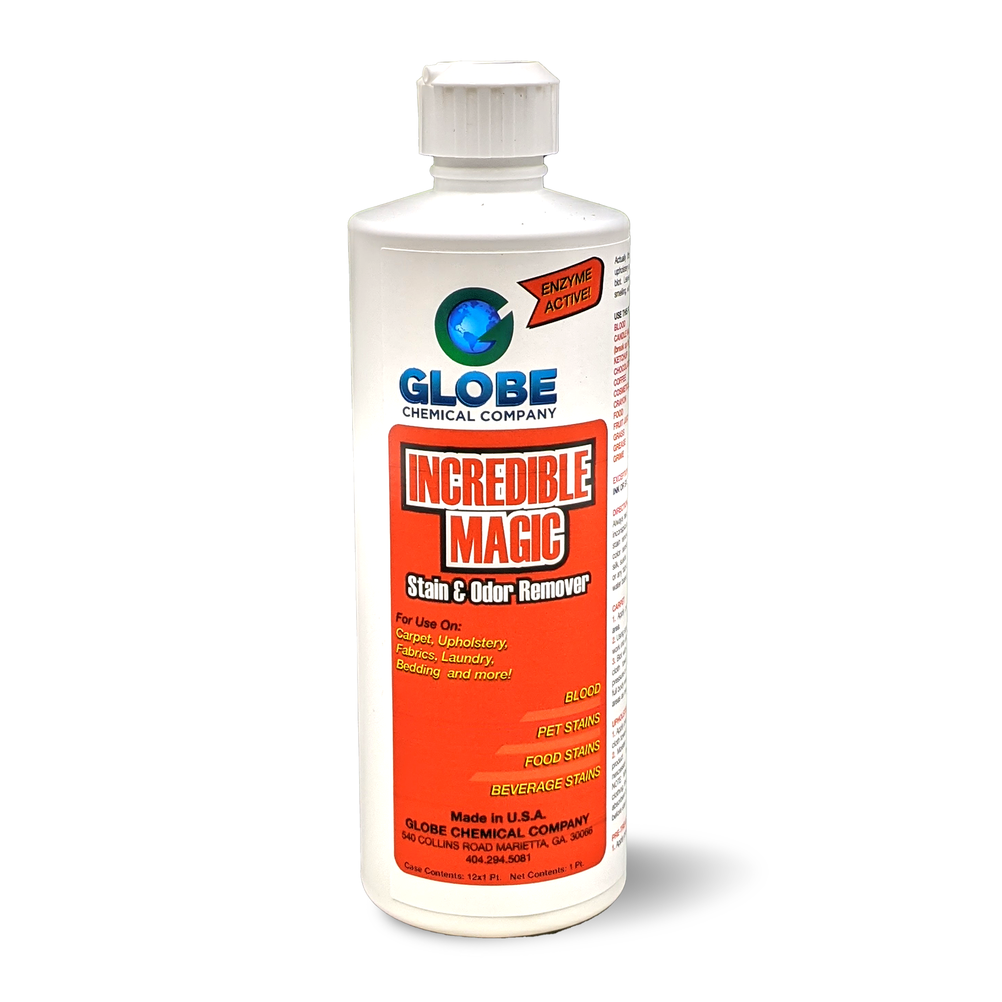 Incredible Magic, Stain & Odor Remover – Globe Chemical Company, Inc.