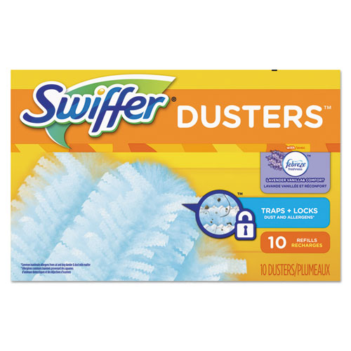 Refill Dusters, Dust Lock Fiber, Light Blue, Unscented