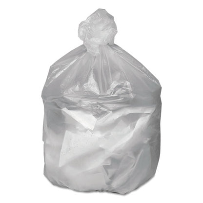 Waste Can Liners, 45 Gal, 10 Microns, 40" X 46", Natural, 250/carton